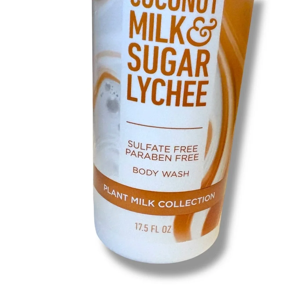 Dove Coconut Milk & Sugar Lychee Body Wash Plant Milk Collection 17.5 fl oz NEW - Picture 2 of 3